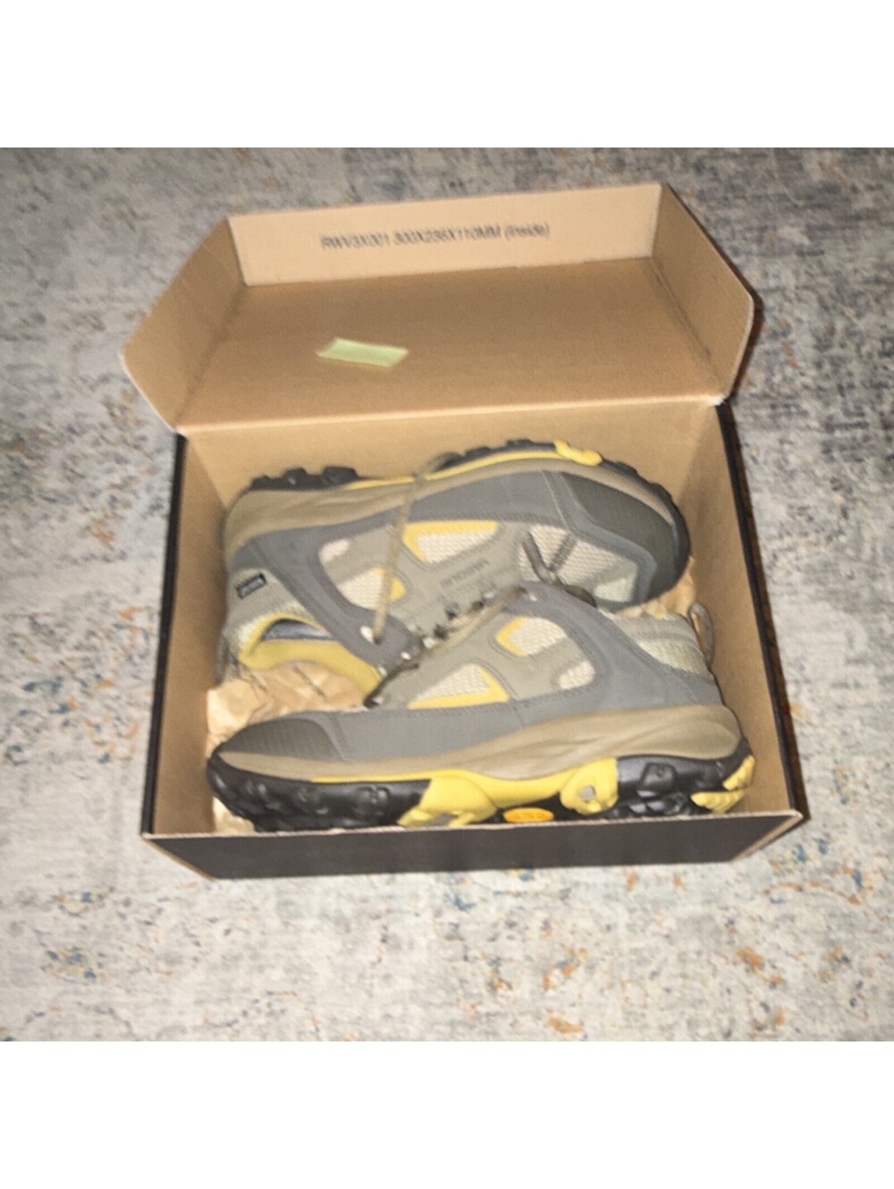 Vasque Breeze Low VST GTX Women's Hiking Shoes Gray/Yellow US 10 Medium